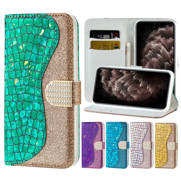 

20 шт Смешанная Продажа Лазерный блеск Bling телефон чехол для iPhone 11 Pro X XR XS Max 6 7 8 и Samsu