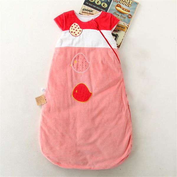 

sleeveless baby sleeping bag cotton warm autumn and winter sleep sack red purple white and grey85cm envelop for newborn