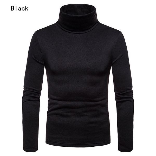 

uk fashion mens roll turtle neck pullover knitted jumper sweater, White;black