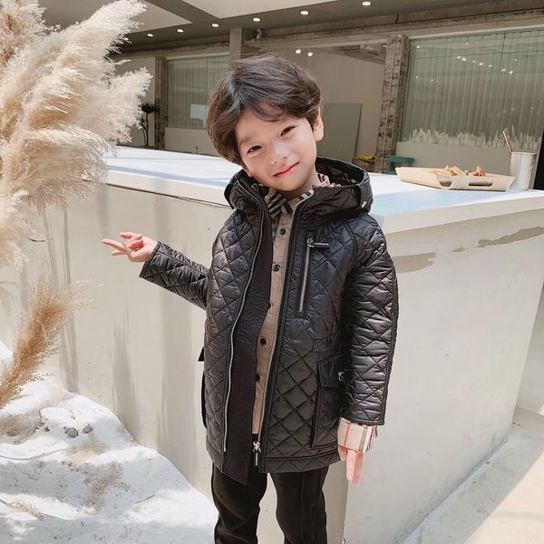 

Stock boy coat winter jacket kid down cotton coat waterproof now uit jacket hooded parka girl down coat