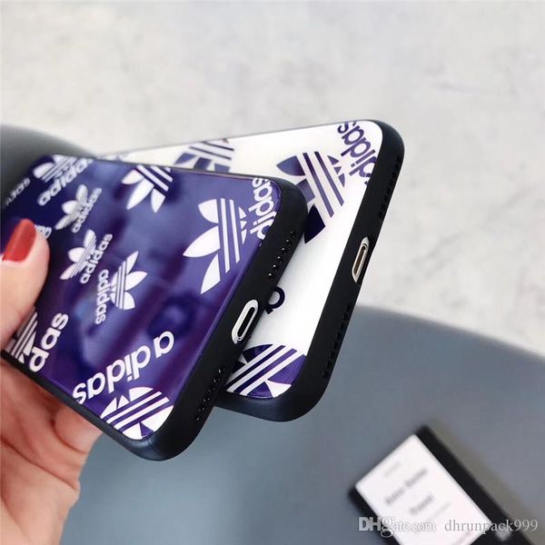 

wholesale fashion tempered glass phone case for iphone 11 pro xs max xr phone back cover for iphone 7 7plus 8 8plus 6 6s plus