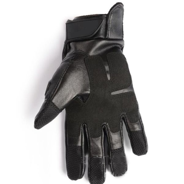 

men' half finger genuine leather sheepskin riding motorcycle gloves winter sport warm army military tactical driving gloves s63, Blue;gray
