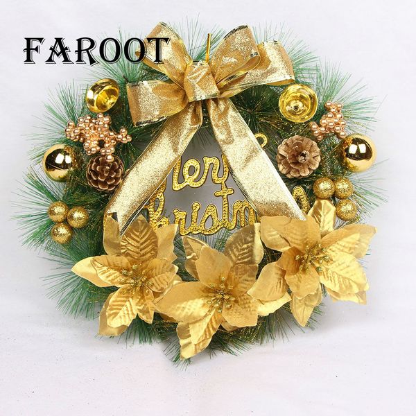 

christmas wreath window front door decoration ornaments bell artificial wreath christmas decorations for home