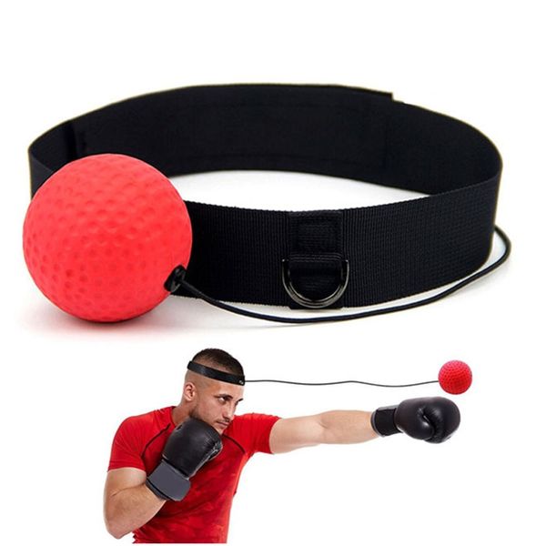 

boxing head band punching balls muay thai exercise training punch speed balls adjustable headband hand eye reaction gym
