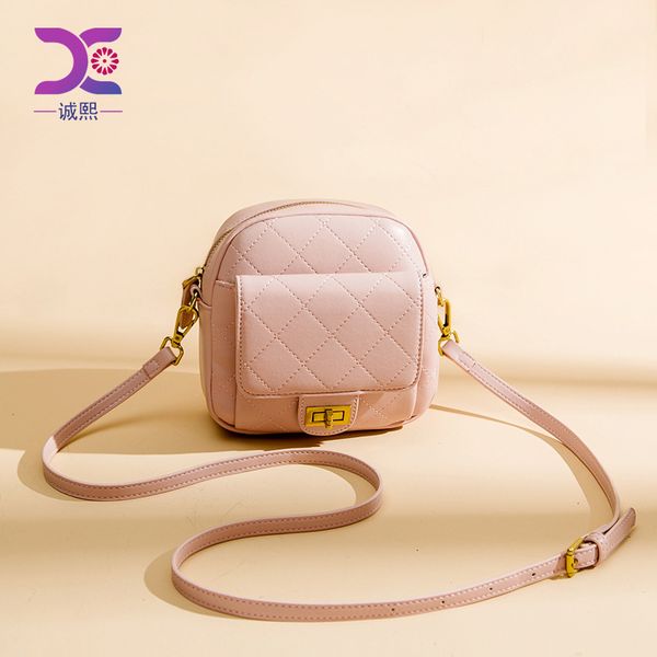 

женская сумка 2020 новый стиль messenger bag простая мода ромб pu квадратный слинг