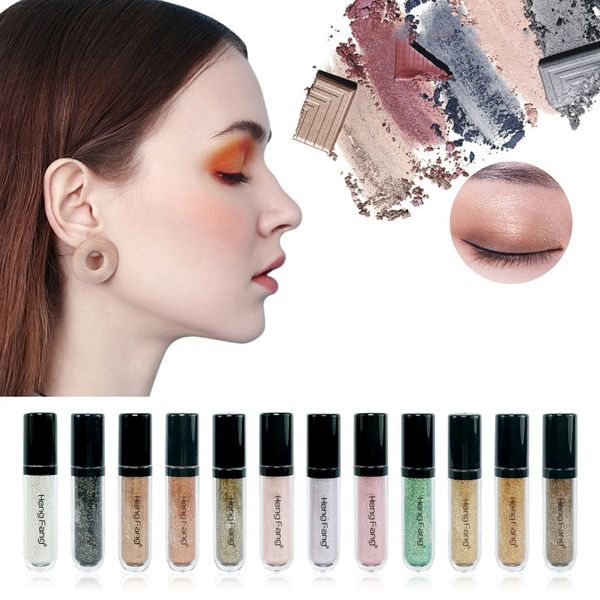 

liquid eyeshadow waterproof diamond glitter makeup cosmetics white copper colors brand shimmer eye shadows liquid beauty2018r7