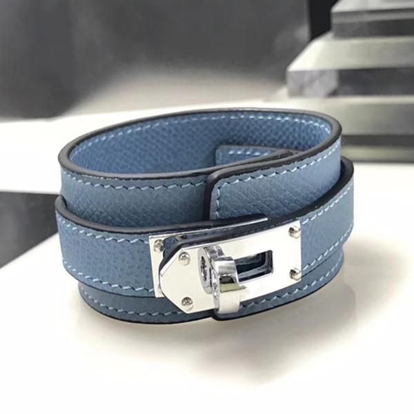 

women bangles fashion designer jewelry friendship bracelets stainless steel silver gold bracelet leather bracelet, Black