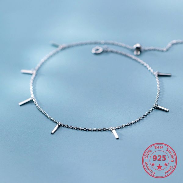 

pure 925 silver fashion new charms anklets woman's bracelet jewelry, Red;blue
