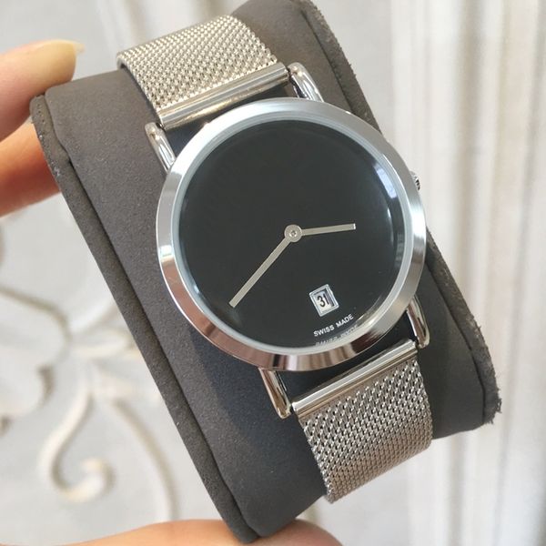 

2019 new design fashion brand women watches luxury simple quartz clock with date lady wristwatch relogio masculino, Slivery;brown