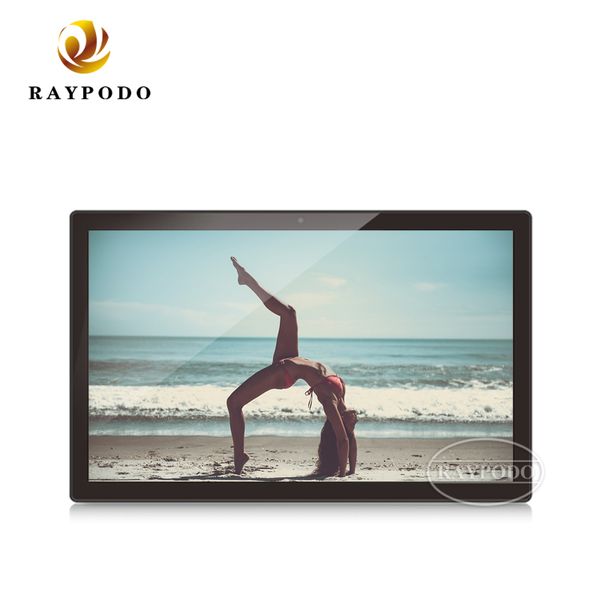 

raypodo 15 inch touchscreen android monitor for commerical using with rj45 hdmi usb interface