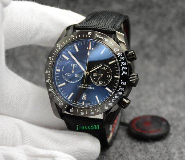 

Chrono peed quartz men racing ma ter co axial dark ide of the moon black watch brown leather profe ional watche men wri twatche, Slivery;brown