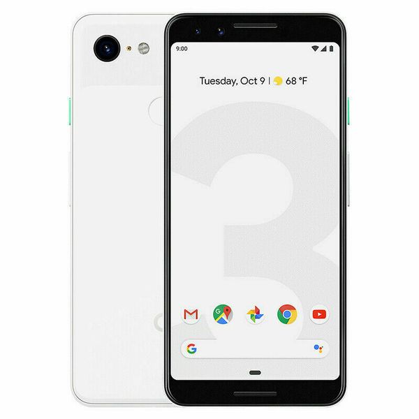 Оригинальный Google Pixel 3 4G LTE сотовый телефон 4 ГБ ОЗУ 64 ГБ 128 ГБ ROM Snapdragon 845 Octa Core Android 5,5 