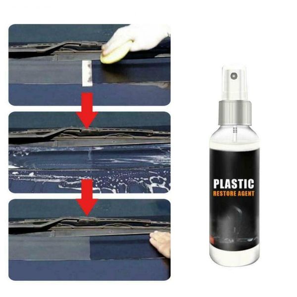

plastic restore agent car wax retreading agent renewed restore refurbished liquid repair tool auto clean maintenance