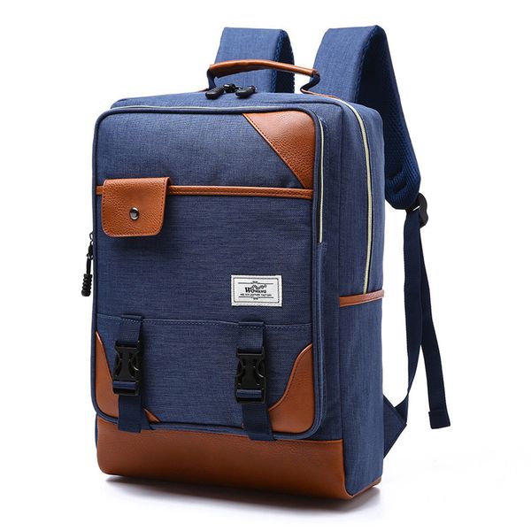 

men male nylon backpack gray casual rucksacks 15 inch lapbackpacks college student school bag backpack women mochila