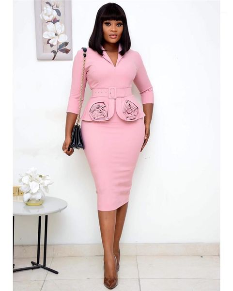 

шея ol стили женская дизайнер платья тощий рукав три четверти с поясом большой лук-футляр платья карандаш платья pure color осень v, Black;gray