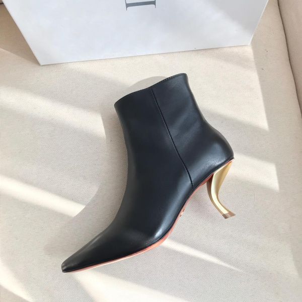 

women shoes designer women heels designer shoes 2018 new fashion luxury designer women shoes flat black leather booties with box