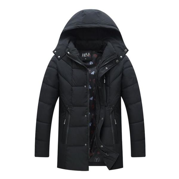 

winter mens конструктора parka вскользь zipper толстые теплый тонкий с капюшоном пальто новое прибытие мужские ветровки, Black