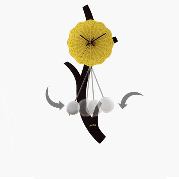 

wall clocks art modern living room clock pastoral bell stickers mute classic home decor wanduhren retro l