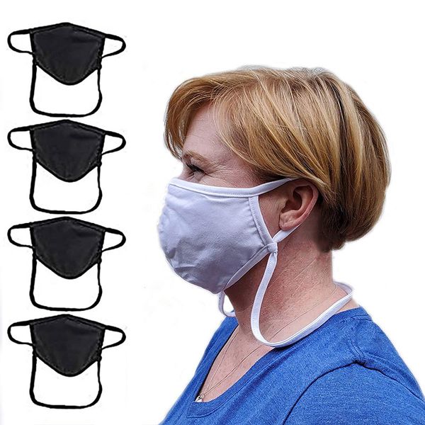 

creativity cotton mask and children hanging neck style dustproof breathable cotton mask washable reusable face masks dwd661