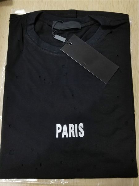 

designer men's summer fashion hollow tshirt letter printed t shirts men and women short sleeve solid color tees m-2xl
