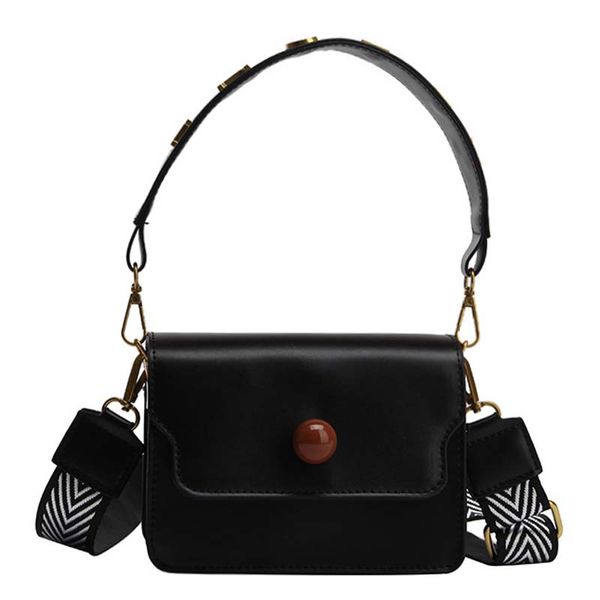 

british fashion simple small square bag women's designer handbag 2019 high-quality pu leather chain mobile phone shoulder bags