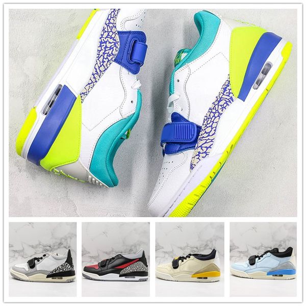 

312 Don C Legacy Low Basketball Shoes 2019 Designer Mens Outdoor Real Leather Lace up Sports Trainers Sneaker Size 40-45