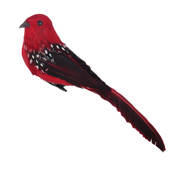 

colours artificial foam birds with clamp garden tree decor