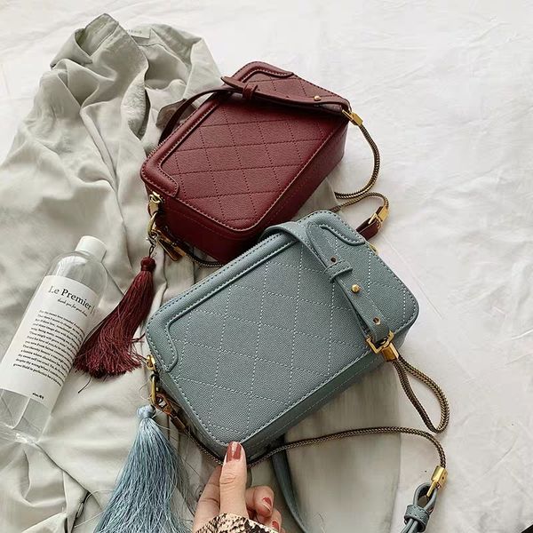 

snake lattice pattern crossbody bag for women mini tote bag lady messenger bags travel phone purses fashion fringed shoulder