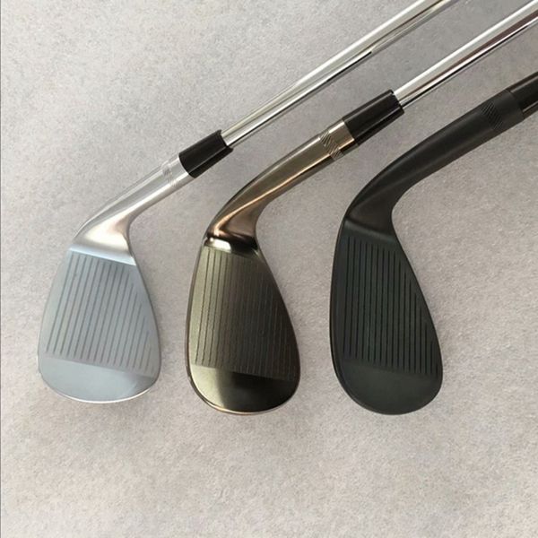

2018 golf clubs s7 golf wedges silver black copper red 50 52 54 56 58 60 degree for left handed with steel shaft ing
