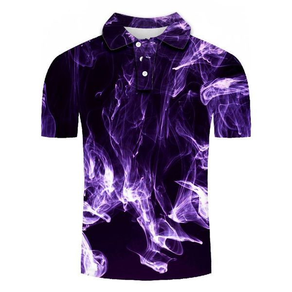 

2020 mens womens polo t shirt fashion men polos casual mens polo casual summer short sleeves 3d digital printing polo, White;black