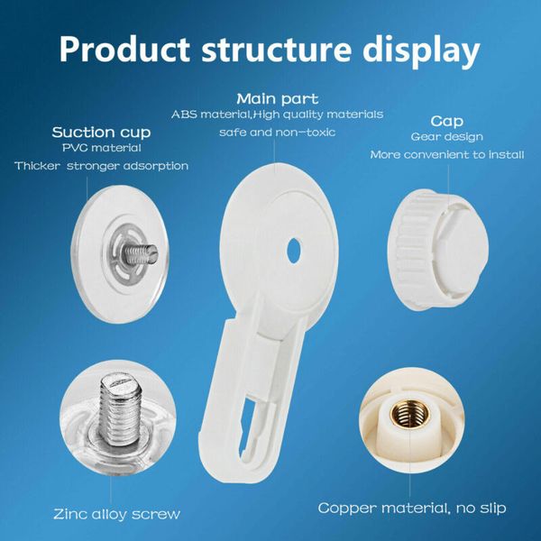 

kitchen roll holder paper toilet towel punch wall mount suction cup hook