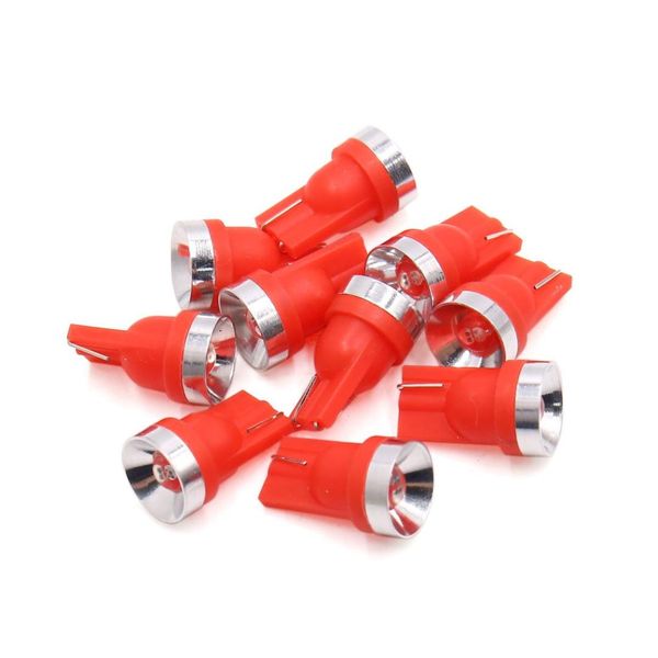

uxcell 10pcs t10 w5w wedge red led car lights bulbs interior dashboard panel lamp cargo trunk light 192 168 194 dc 12v