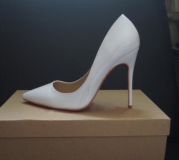 

2019 so kate styles 8cm 10cm 12cm high heels shoes red bottom nude color genuine leather point toe pumps rubber wedding shoes
