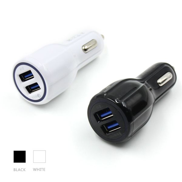 

zzyd universal qc 3.0 fast car charger 2 port car charger 2a quick dual usb adaptive for samsung s8 galaxy s7