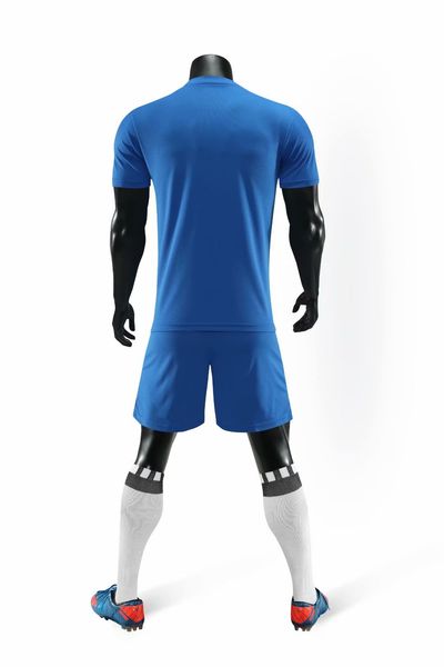 

wholesale customized men football uniforms,mens kits sports clothes tracksuits discount boy football sets with shorts b44-11, Blue;black