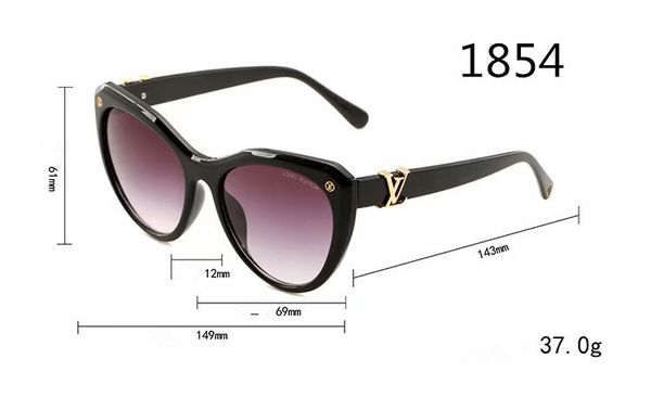 

the latest selling popular fashion men designer sunglasses 1854 square plate metal combination frame anti-uv400 lens with box, White;black
