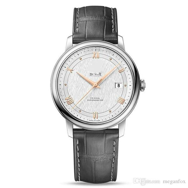 

de ville 424.13.40.20.02.005 brand luxury digital casual watch men business wristwatch automatic mechanical fashion wrist watches, Slivery;brown