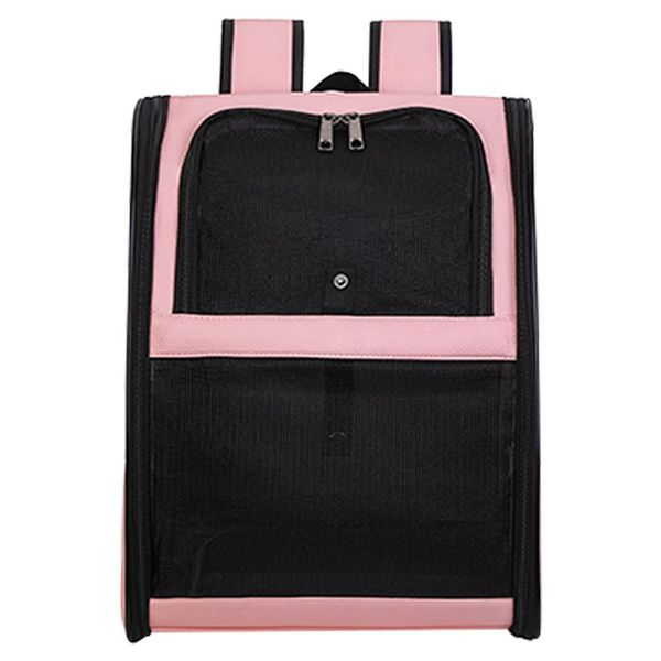 

mesh pet backpack foldable carrier adjustable strap ventilated cage outdoor accessories travel bag bird parrot large breathable