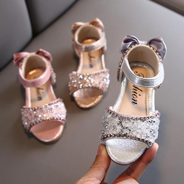 

summer fashion bow sandals baby girls cute bling sequin princess sandals shoes toddler infant kids sandal shoes for beach sandal, Black;red