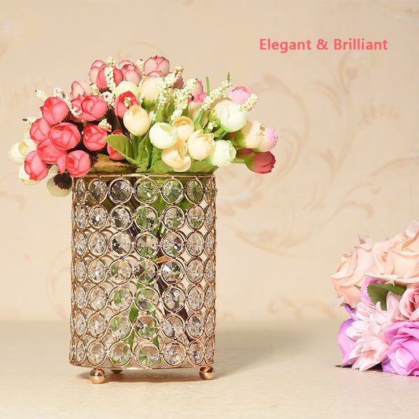 

glass candle tealight holders vintage crystal vases for wedding table centerpieces stand home holiday decoration brush pot