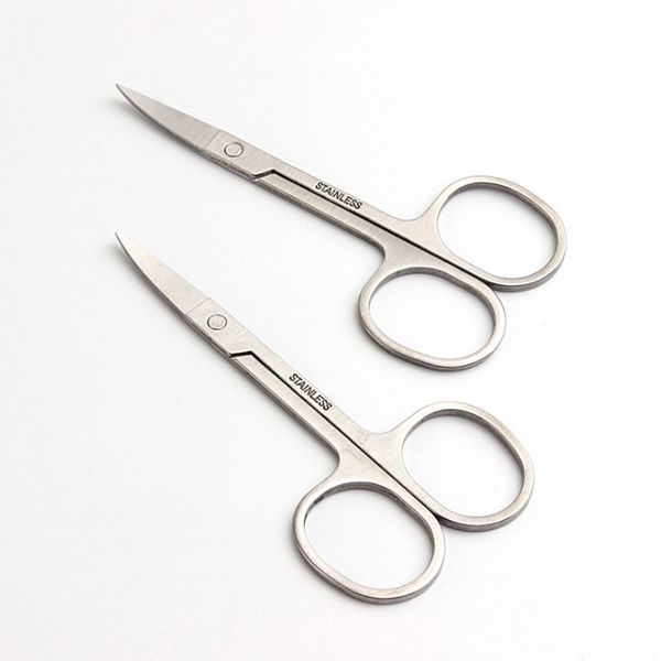 

stainless steel eyebrow scissor hair trimming beauty makeup nail dead skin remover scissor makeup tool makeup eyebrow scissors dbc bh3546