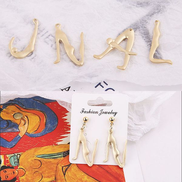 

30pcs/lot funny yoga sports letter of alphabet a j n l shape alloy floating locket charms diy jewelry earring/necklace accessory, Bronze;silver