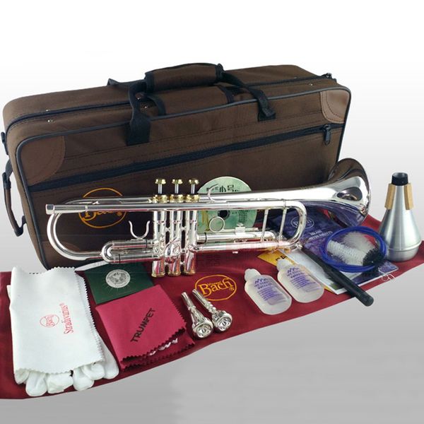 

Bach bb trumpet lr190 65 ilver plated gold key mu ic in trument profe ional trumpet included ca e mouthpiece acce orie