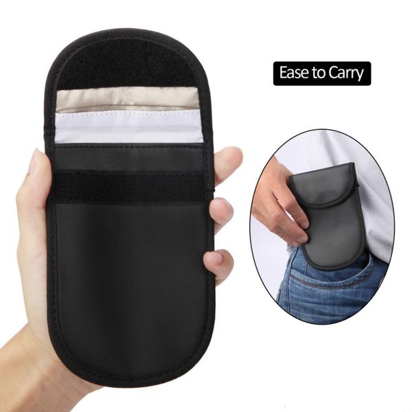 

car key case faraday cage fob pouch keyless rfid blocking bag antitheft lock devices