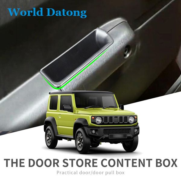 

auto interior door handle armrest storage box for jimny 2019 2020 side door organizer stowing tidying