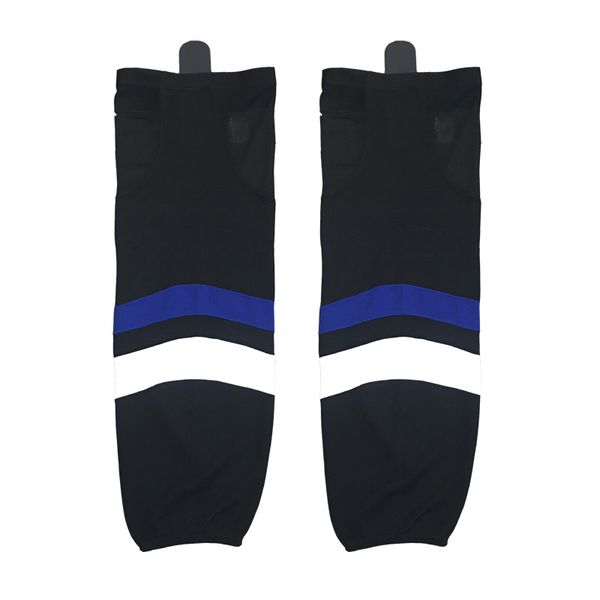 

coldindoor 100% polyester black ice hockey socks for hockey team w028