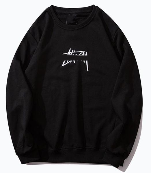 

brand fashion men designer new trend man sweatshirts casual comfort wild men pure cotton sweater, Black