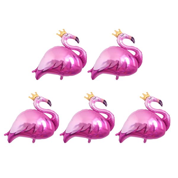 

5 pieces lovely animal-shape balloon, float huge animal balloons - pink flamingo