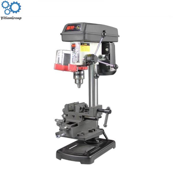 

mini precision multifunctional bench drill working table turning milling machine deskstand clamp drill press 220v