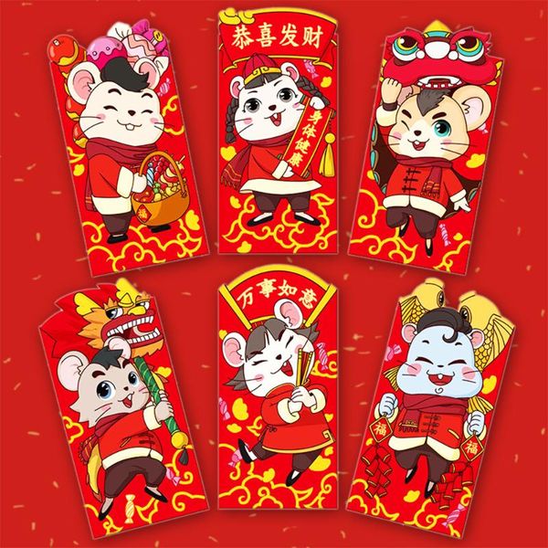 

year of the rat red envelope new year cartoon personality creative three-dimensional shaped new wallet bag festive supplies